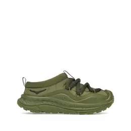 HOKA ONE ONE: Зелёные кеды 
