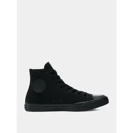 Converse: Чёрные кеды  Chuck Taylor All Star