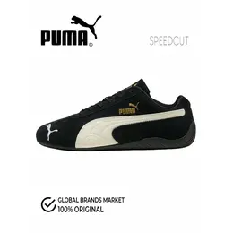 PUMA: Чёрные кроссовки  Speedcat