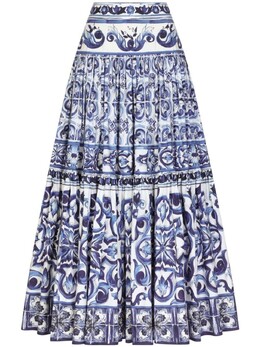 Dolce & Gabbana: Длинная юбка  Majolica