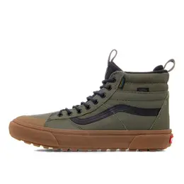 VANS: Зелёные кроссовки  Sk8-Hi