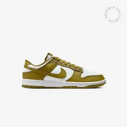 NIKE: Белые кроссовки  Dunk