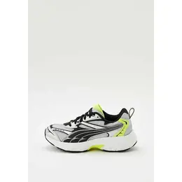 PUMA: Серебристые кроссовки 