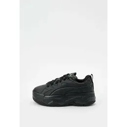 PUMA: Чёрные кеды  WN's