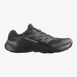 Salomon: Чёрные кроссовки 