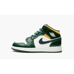 NIKE: Зелёные кеды  Air Jordan
