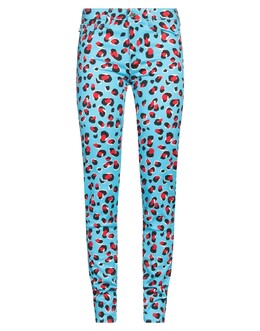 Moschino: Брюки с леопардовым принтом 
