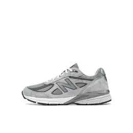 New Balance: Серые кеды 