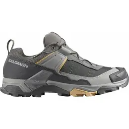 Salomon: Серые кроссовки 