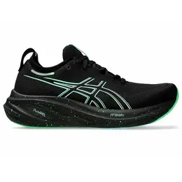 ASICS: Чёрные кроссовки 