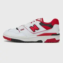 New Balance: Белые кроссовки  550