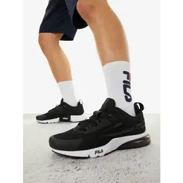 Fila: Чёрные кроссовки 