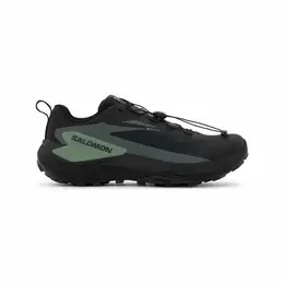 Salomon: Чёрные кроссовки 
