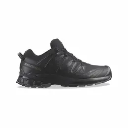 Salomon: Чёрные кроссовки 