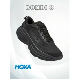 HOKA ONE ONE: Чёрные кроссовки 