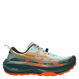 ASICS: Зелёные кроссовки 