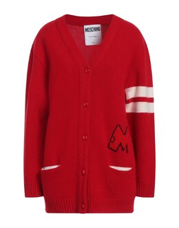 Moschino: Красный кардиган 