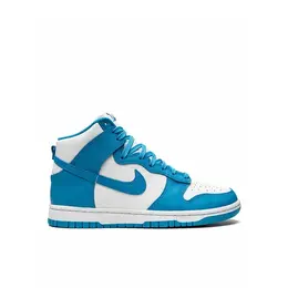 NIKE: Голубые кроссовки  Dunk High