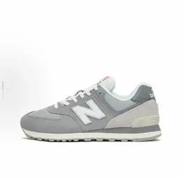 New Balance: Серые кроссовки  574