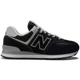 New Balance: Чёрные кроссовки 