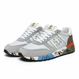 PREMIATA: Серые кроссовки 