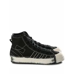 Y-3: Чёрные кроссовки 