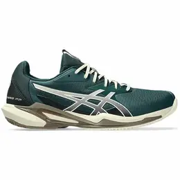 ASICS: Зелёные кроссовки 