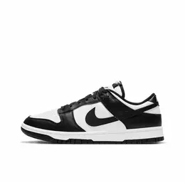 NIKE: Чёрные кроссовки  Dunk Low Retro