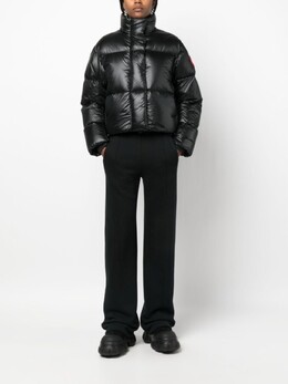 Canada Goose: Чёрный пуховик  Cypress