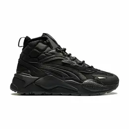PUMA: Чёрные кроссовки 