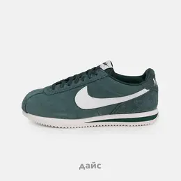 NIKE: Зелёные кроссовки  Cortez