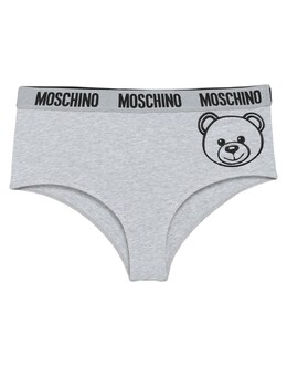 Moschino: Серые трусы 