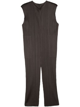 Pleats Please Issey Miyake: Комбинезон без рукава 