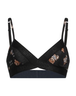 Moschino: Чёрный бюстгальтер 