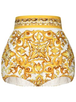 Dolce & Gabbana: Шорты  Majolica с принтом