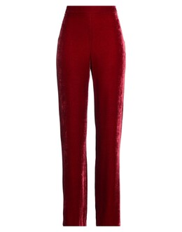 Moschino: Бордовые брюки 