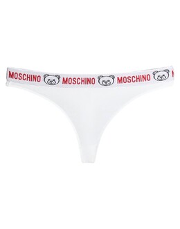 Moschino: Белые трусы 