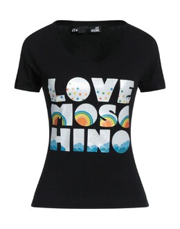 Moschino: Чёрная футболка 
