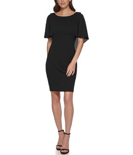 DKNY: Шифоновое платье 