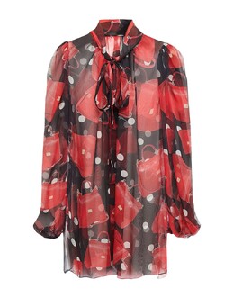 Dolce & Gabbana: Чёрный топ 