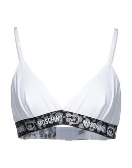 Moschino: Белый бюстгальтер 