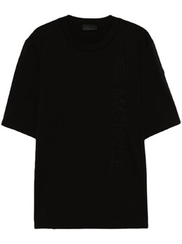 Moncler: Чёрная футболка 