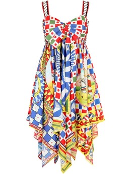 Dolce & Gabbana: Короткое платье  Carretto