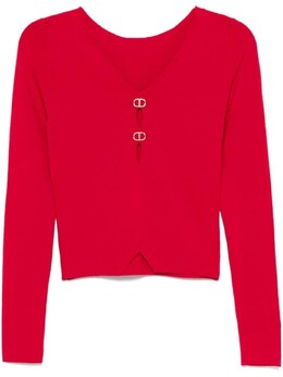 TWINSET: Красный свитер 