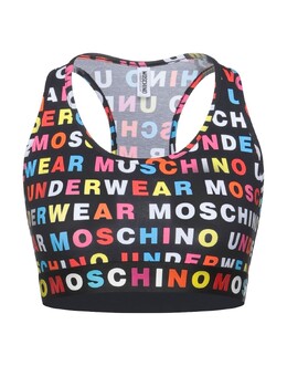 Moschino: Чёрный бюстгальтер 