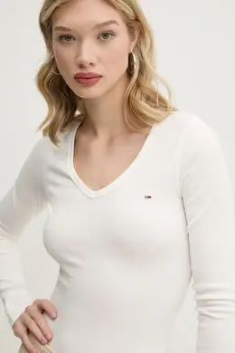 Tommy Jeans: Футболка с длинным рукавом 
