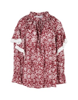 See by Chloé: Бордовый топ 