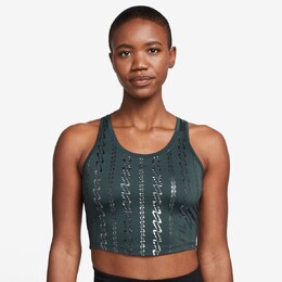 Nike: Серый топ 