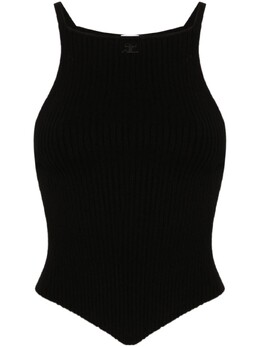 Courreges: Чёрный топ 