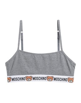 Moschino: Серый бюстгальтер 
